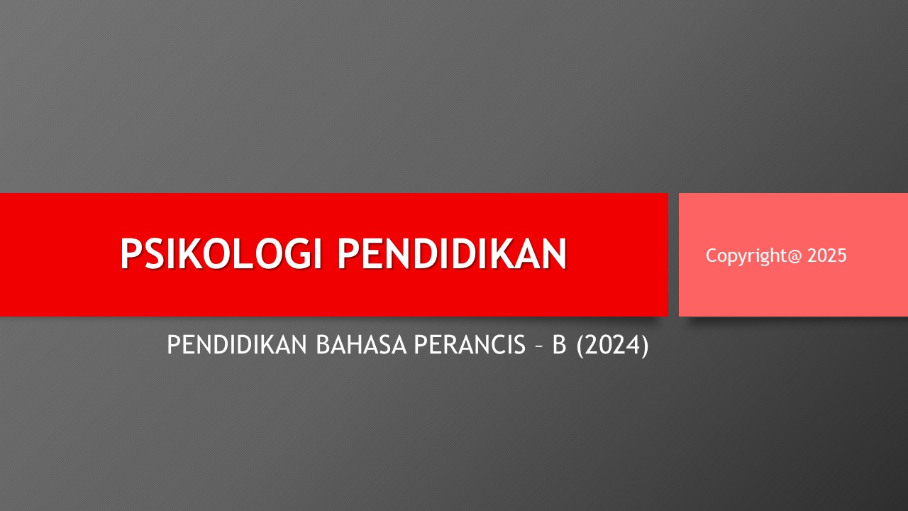 Psikologi Pendidikan