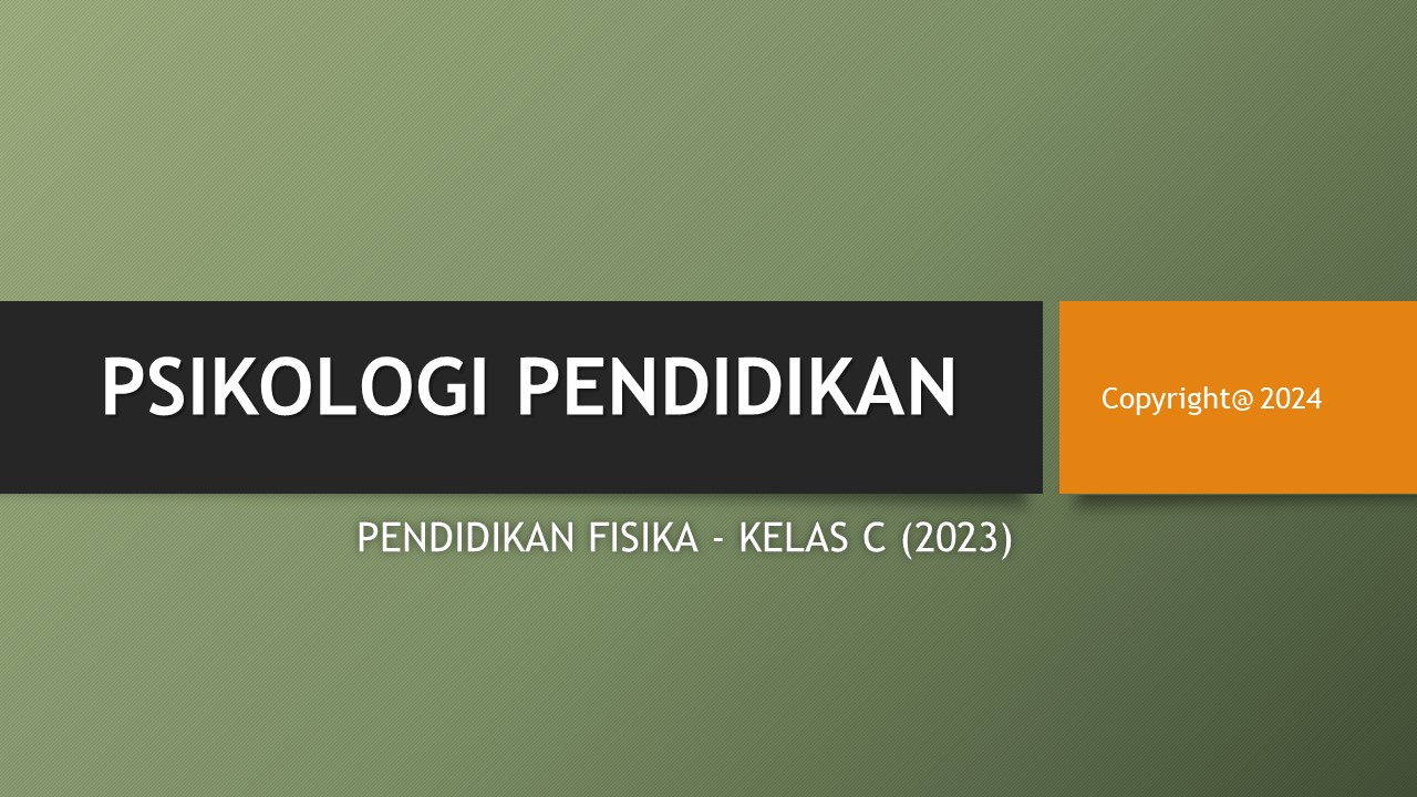 PSPF-23C Psikologi Pendidikan